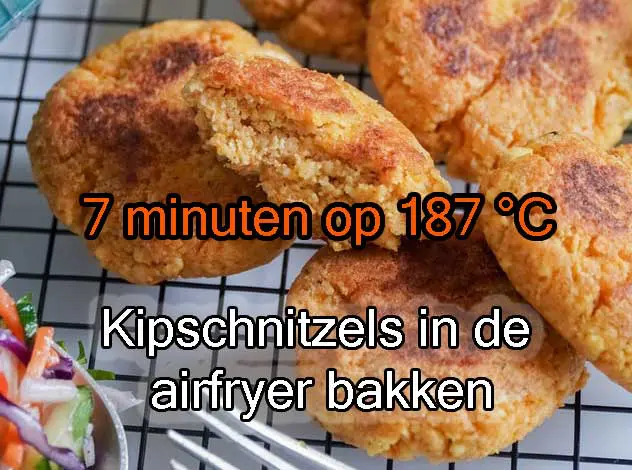 Kipschnitzels-in-de-airfryer-bakken